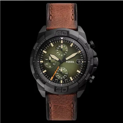 Bronson Chronograph Luggage LiteHide™ Leather Watch